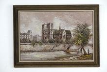 Load image into Gallery viewer, Notre Dame de Paris – Signed Original Oil on Canvas (Pre-Fire) – 42&quot; x 30&quot;
