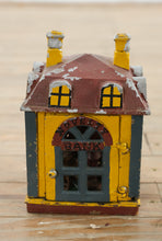 Load image into Gallery viewer, Cast Iron Novelty Bank Mechanical Coin Bank J and E Stevens Reproduction
