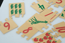 Load image into Gallery viewer, Creative Playthings Wooden Number Matching Puzzle
