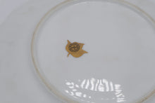 Load image into Gallery viewer, Hand Painted Porcelain Nut Plate with Gilded Scalloped Rim – Signed
