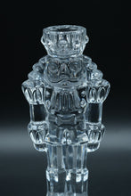 Load image into Gallery viewer, Princess House Holiday Treasures Nutcracker Candlesticks, Pair, 24% Lead Crystal, 8"
