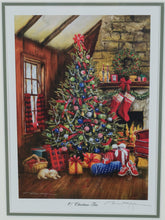 Load image into Gallery viewer, William Mangum Signed Print – “O’ Christmas Tree” – Framed Holiday Artwork
