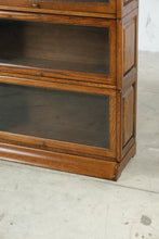 Load image into Gallery viewer, are 5 Stack Oak Barrister Bookcase with Leaded Glass Door and Globe Wernicke Style -#2- ONLINE ONLY (Copy)
