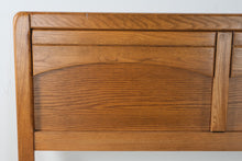 Load image into Gallery viewer, Solid Oak Queen and Full Size Adjustable Headboard
