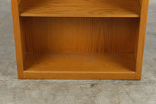 Load image into Gallery viewer, 5 Foot Tall Oak Bookcase with Adjustable Shelves
