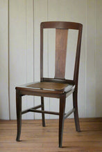 Load image into Gallery viewer, Oak Farmhouse Chair with Cane Seat
