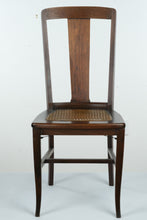 Load image into Gallery viewer, Oak Farmhouse Chair with Cane Seat
