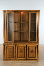 Load image into Gallery viewer, Beuford Oak China Cabinet – Lighted Display, 54&quot; Wide
