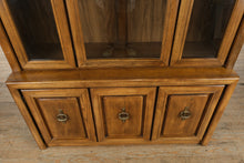 Load image into Gallery viewer, Beuford Oak China Cabinet – Lighted Display, 54&quot; Wide
