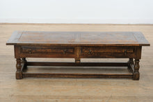 Load image into Gallery viewer, Oak Coffee Table with Drawers - Globe
