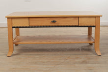 Load image into Gallery viewer, Oak Coffee Table with Rope Detail

