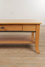 Load image into Gallery viewer, Oak Coffee Table with Rope Detail
