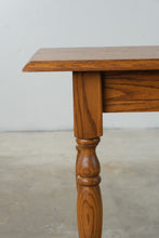 Load image into Gallery viewer, Solid Oak Traditional Console Sofa Table with Lower Shelf
