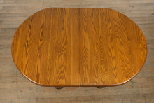 Load image into Gallery viewer, 🍽️ Carolina Oak Dining Set – Pedestal Table with Leaf &amp; 6 Chairs
