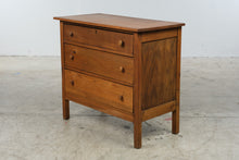 Load image into Gallery viewer, Antique Mission Arts and Crafts Oak Three Drawer Chest
