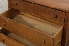 Load image into Gallery viewer, Antique Mission Arts and Crafts Oak Three Drawer Chest
