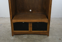 Load image into Gallery viewer, Amish Made Solid Oak Entertainment Cabinet Media Armoire
