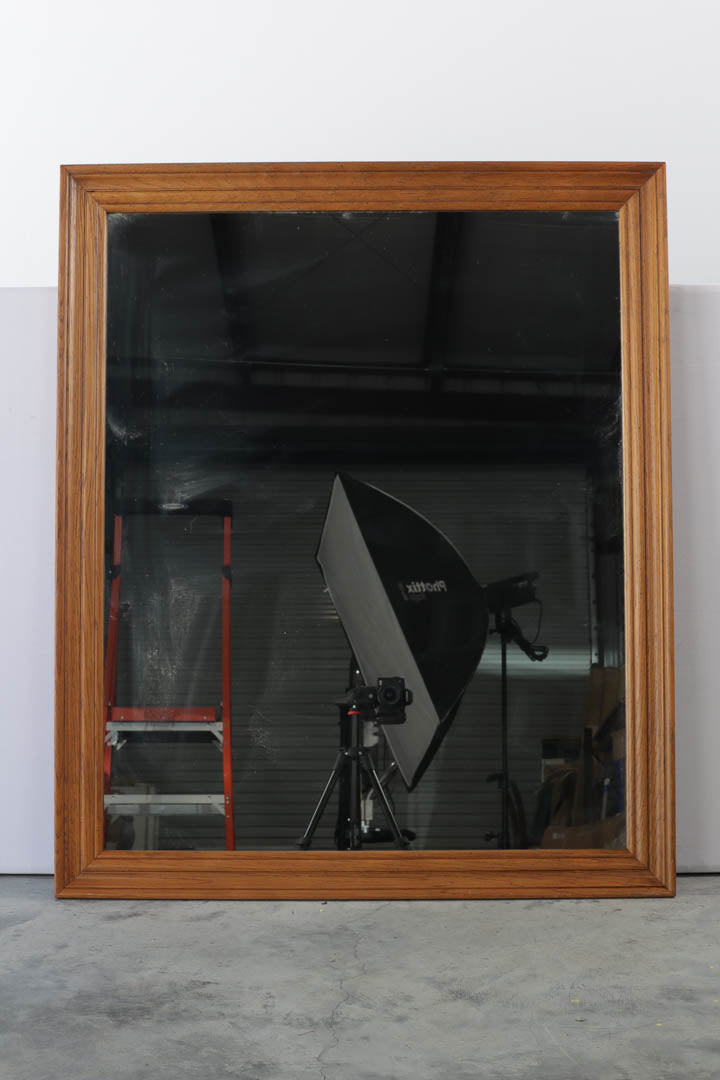 Oak Framed Mirror - 30