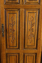 Load image into Gallery viewer, Solid Oak Gentleman’s Chest / Armoire – 40″ W x 17″ D x 74″ H
