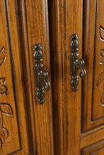 Load image into Gallery viewer, Solid Oak Gentleman’s Chest / Armoire – 40″ W x 17″ D x 74″ H

