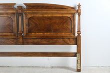 Load image into Gallery viewer, Traditional King Size Walnut Headboard with Bookmatched Panels
