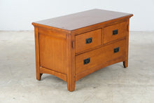 Load image into Gallery viewer, Mission Style Oak Three Drawer Chest
