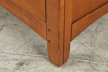 Load image into Gallery viewer, Mission Style Oak Three Drawer Chest
