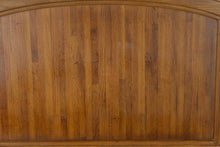 Load image into Gallery viewer, Lea Furniture Queen Size Oak Arch Panel Headboard with Metal Bed Frame
