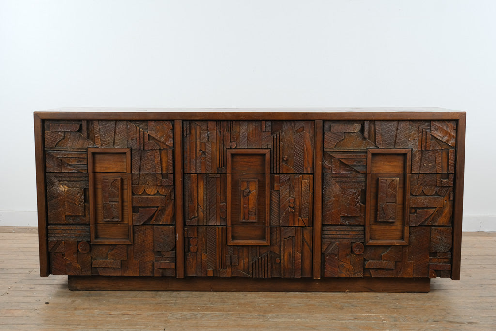 1970s Lane Pueblo Brutalist Oak 9-Drawer Lowboy Dresser – Craze Furniture  and Antiques