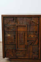 Load image into Gallery viewer, 1970s Lane Pueblo Brutalist Oak 9-Drawer Lowboy Dresser
