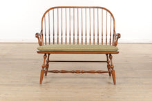 Load image into Gallery viewer, Authentic Hitchcock Oak Windsor Bench
