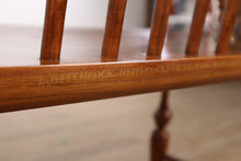 Load image into Gallery viewer, Authentic Hitchcock Oak Windsor Bench
