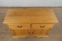 Load image into Gallery viewer, Solid Oak Buffet Cabinet Traditional Sideboard Storage
