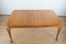 Load image into Gallery viewer, Cochrane Furniture Solid Oak Dining Table Queen Anne Style
