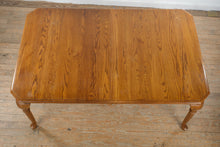 Load image into Gallery viewer, Cochrane Furniture Solid Oak Dining Table Queen Anne Style
