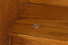 Load image into Gallery viewer, Restored Solid Oak Side-by-Side Cabinet with Glass Door &amp; Secretary Storage
