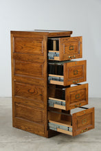 Load image into Gallery viewer, Winners Only Solid Oak 4 Drawer Vertical File Cabinet - Online Only

