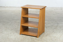Load image into Gallery viewer, Solid Oak Open Bookcase 3 Shelf Mission Style Side Table 24 Inch
