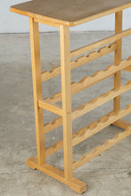 Load image into Gallery viewer, Solid Wood Wine Rack Console Table with Bottle Storage

