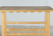 Load image into Gallery viewer, Solid Wood Wine Rack Console Table with Bottle Storage
