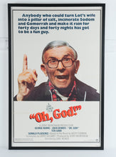 Load image into Gallery viewer, Oh God Movie Poster Framed 1977 George Burns John Denver 27x41
