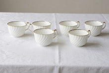 Load image into Gallery viewer, Gladstone Old Grecian Flute 18 Piece Bone China Tea and Dessert Set England

