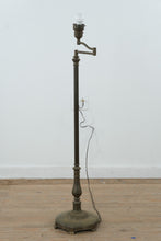 Load image into Gallery viewer, Antique Style Brass Swing Arm Floor Lamp 50 Inch Adjustable
