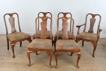 Load image into Gallery viewer, Davis Cabinet Company Cherry Dining Table with 6 Queen Anne Chairs and Leaves
