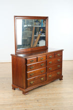 Load image into Gallery viewer, Old Mill Cherry 10-Drawer Dresser with Mirror
