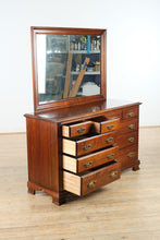 Load image into Gallery viewer, Old Mill Cherry 10-Drawer Dresser with Mirror
