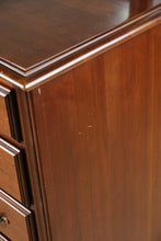 Load image into Gallery viewer, Old Mill Cherry 10-Drawer Dresser with Mirror
