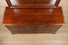 Load image into Gallery viewer, Old Mill Cherry 10-Drawer Dresser with Mirror
