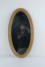 Load image into Gallery viewer, A Olson Company Vintage Oval Gold Floral Mirror Winona Mississippi 33 Inch
