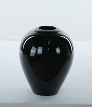 Load image into Gallery viewer, Glossy Black Onyx-Style Ceramic Vase – Modern Minimalist Form
